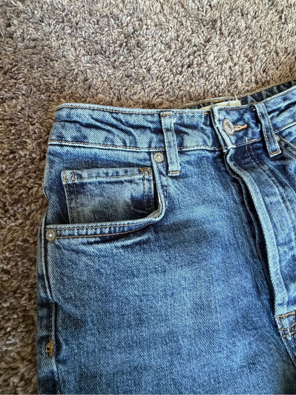 Free People/We The Free High Rise Stella Kick Flare Jeans